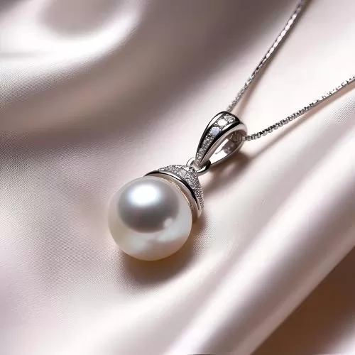 Kalung mutiara asli Lombok grade A